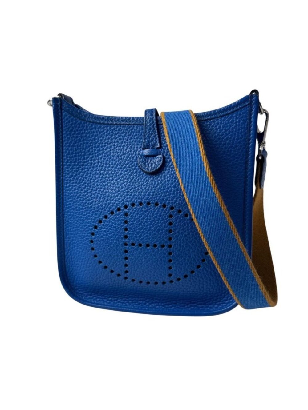 Hermes Evelyne Amazon TPM Blue Zellige Shoulder Bag